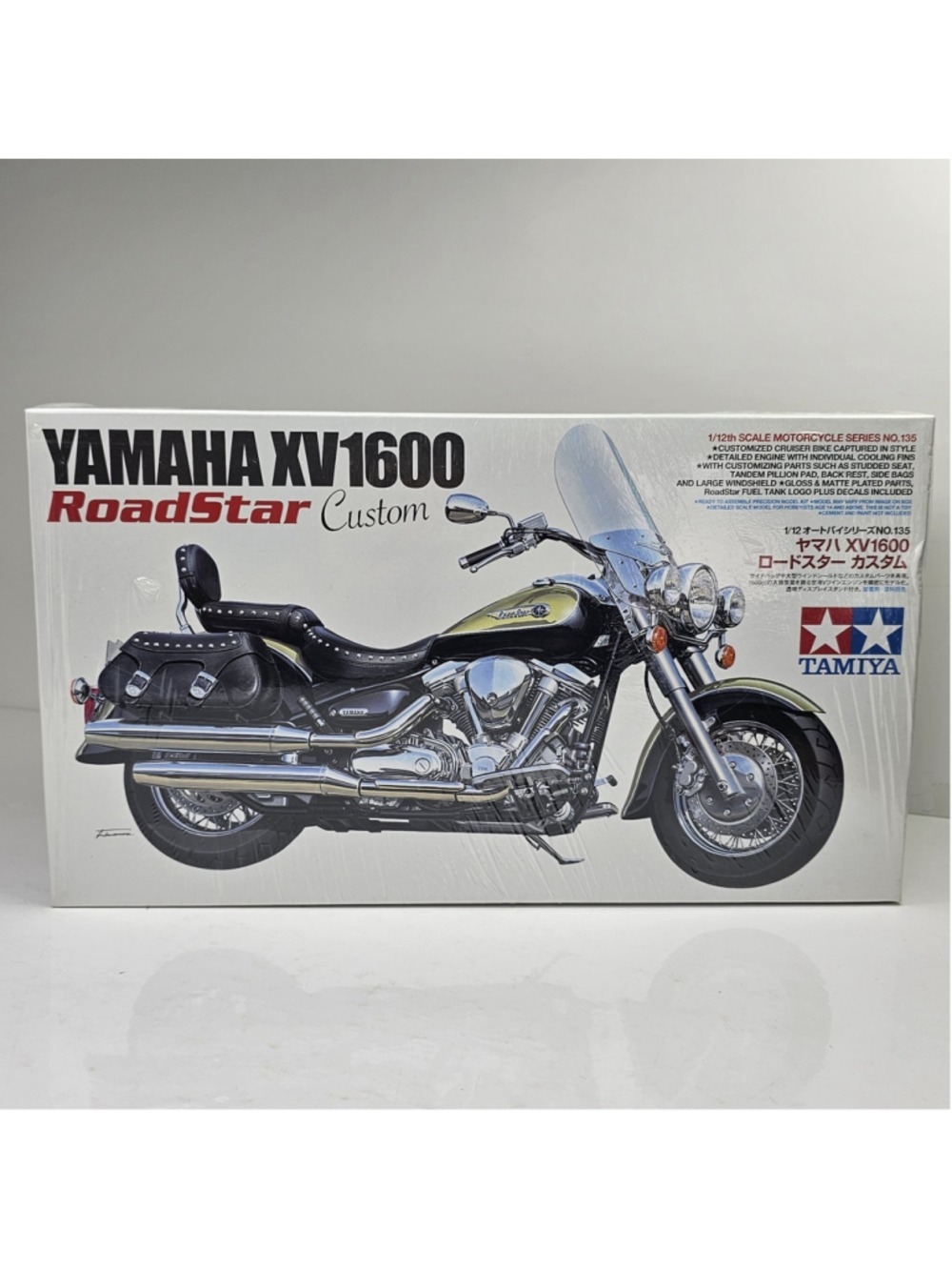 SEALED Tamiya 1:12 Yamaha XV1600 Road Star Custom Plastic Model Kit #14135 NEW